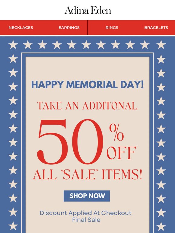 50% OFF SALE ON SALE 💥
