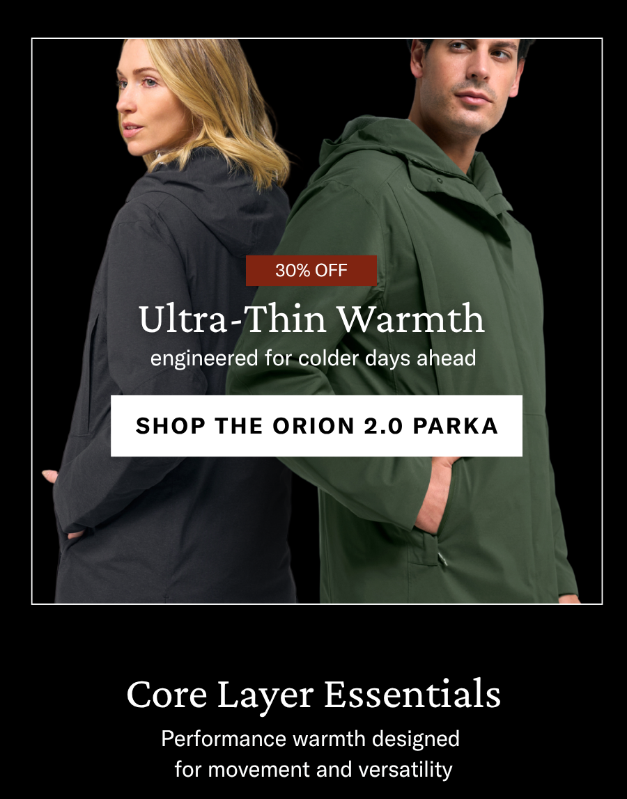 Ultra Thin Warmth, shop the Orion 2.0 Parka