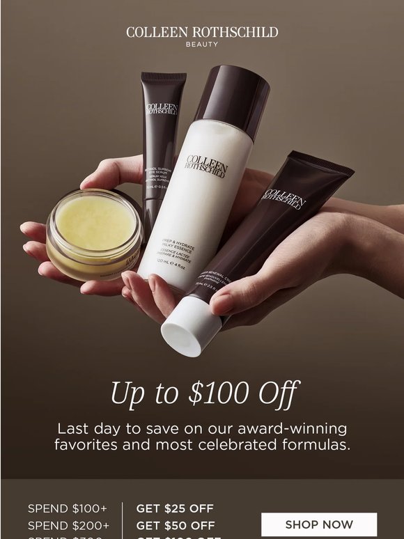 Up to $100 Off ENDS TONIGHT ⏰