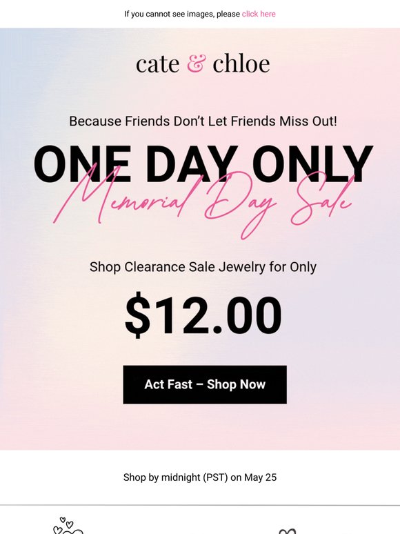 Today Only: Jewelry for Just $12 Each! 💕