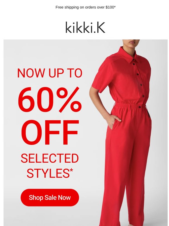 SALE! Now Up to 60% Off