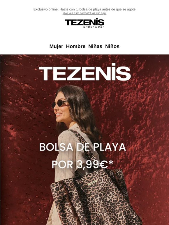 🏖️ ¡Tu bolsa de playa por solo 3,99€!
