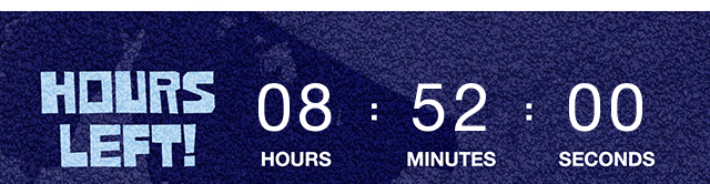 Hours Left Countdown Clock