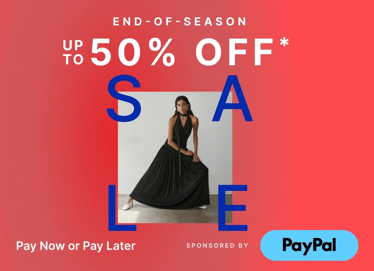 End of Season Sale: Up to 50% OFF