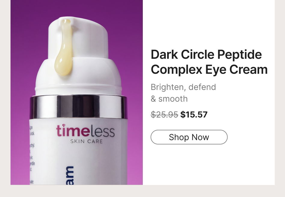 dark circle peptide complex eye cream brighten & hydrate