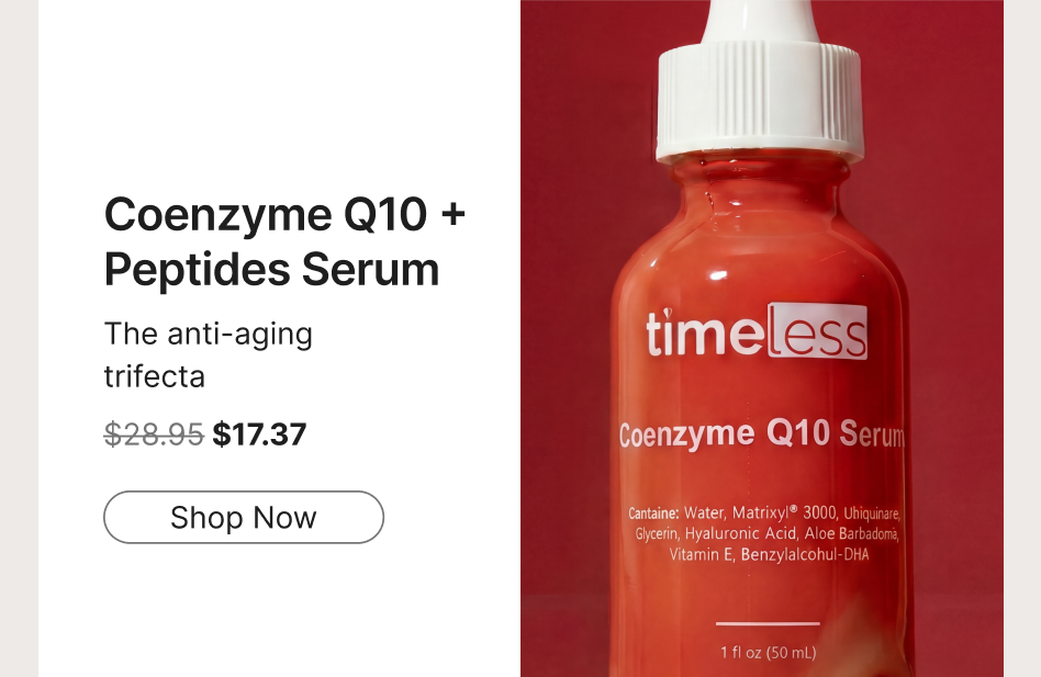 Coenzyme Q10 Serum The anti-aging trifecta