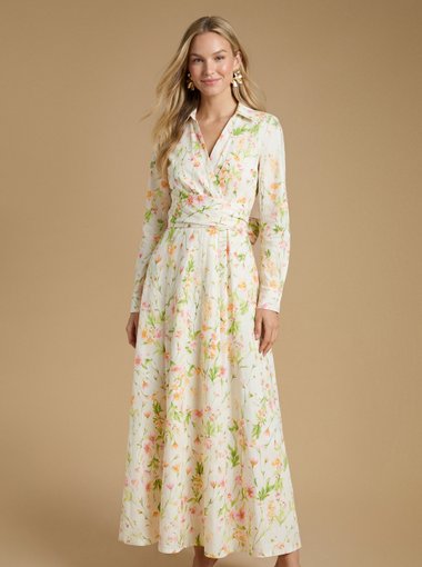 English Rose Garden Shirt dress