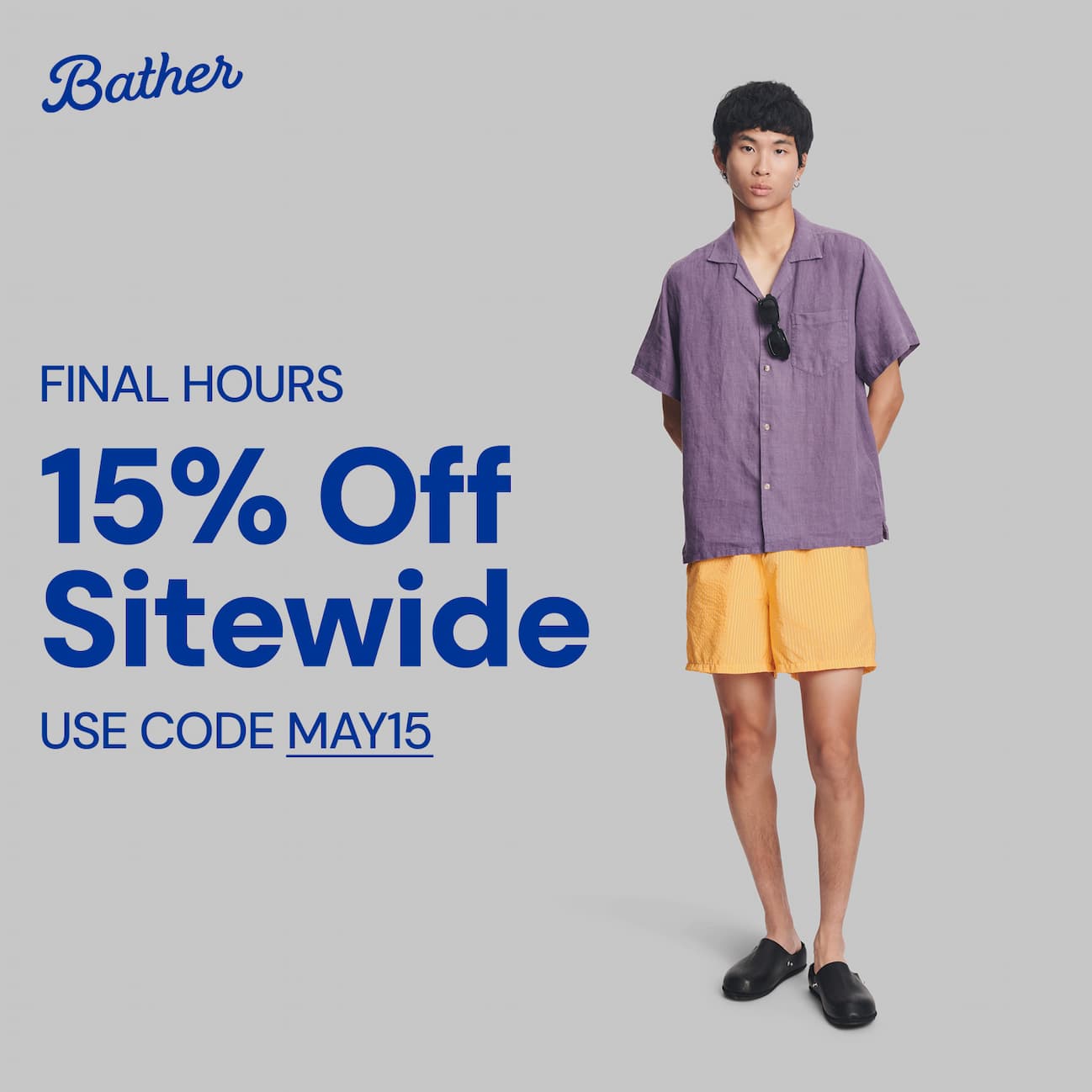 15% off sitewide final hours
