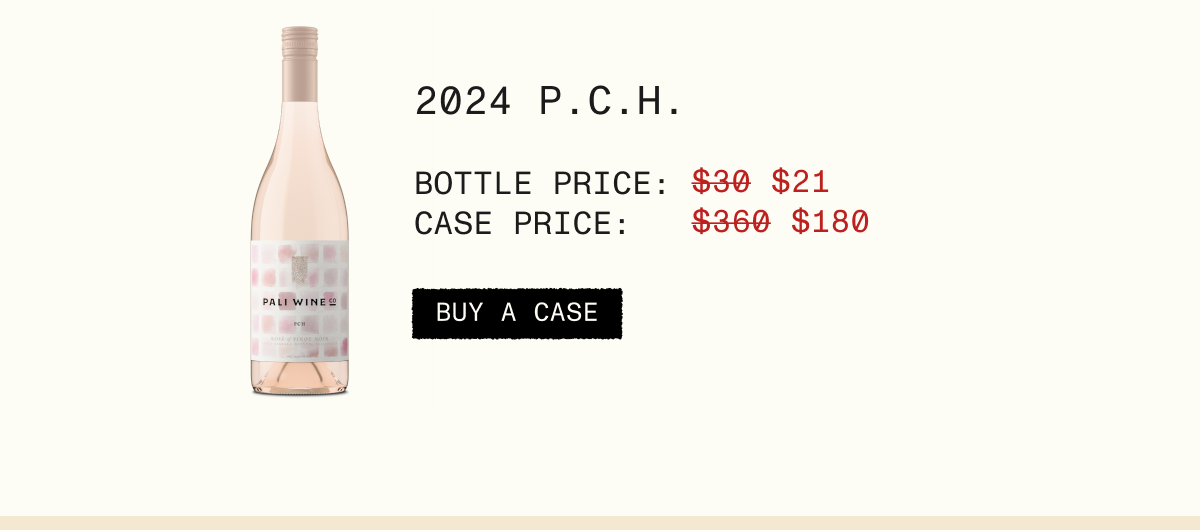 Buy 12 Bottles of ‘P.C.H.’ Rosé of Pinot Noir