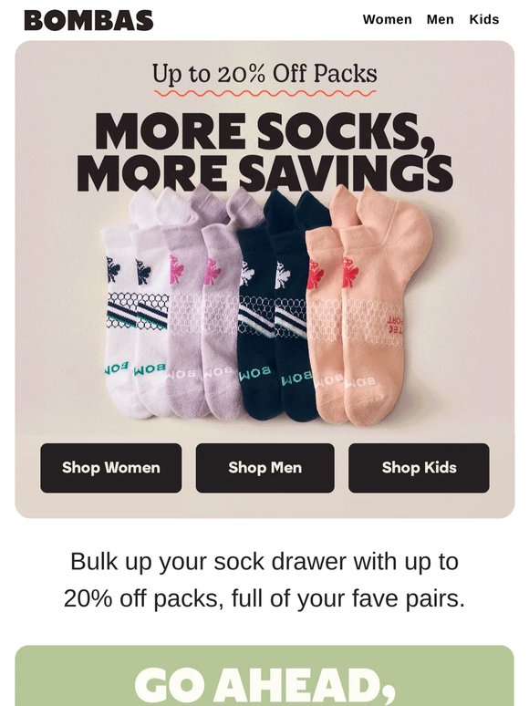 Save Big: Up to 20% Off Packs