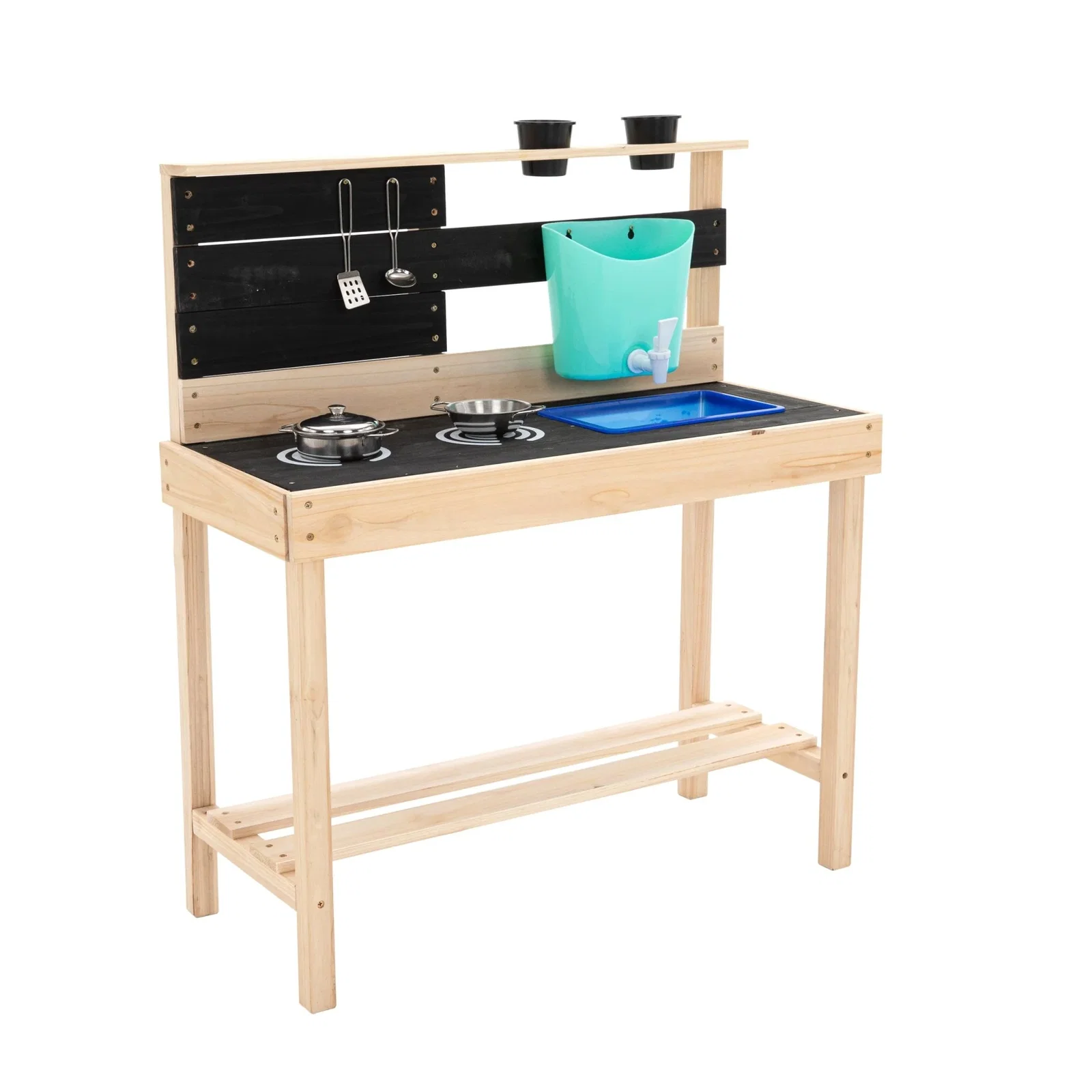 Image of TP Little Chef Wooden Mud Kitchen - FSC® certified