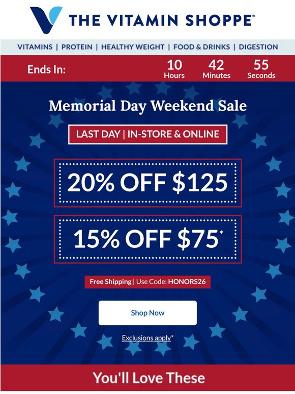 Winding down: Coupon code HONORS26