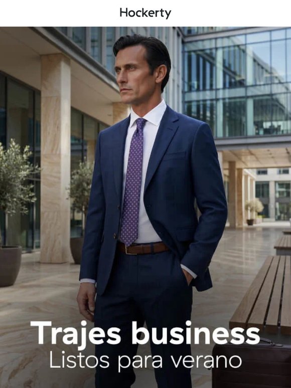 Tu traje business, listo para 34°