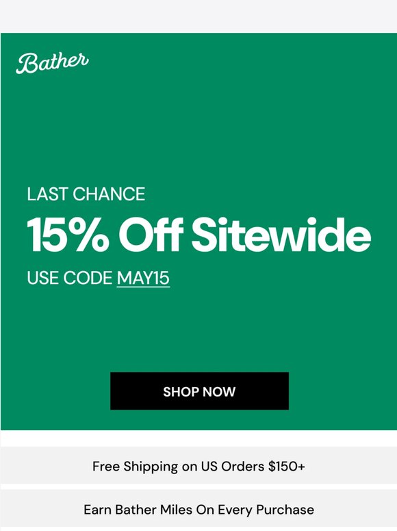 Memorial Day Sale Ends Tonight