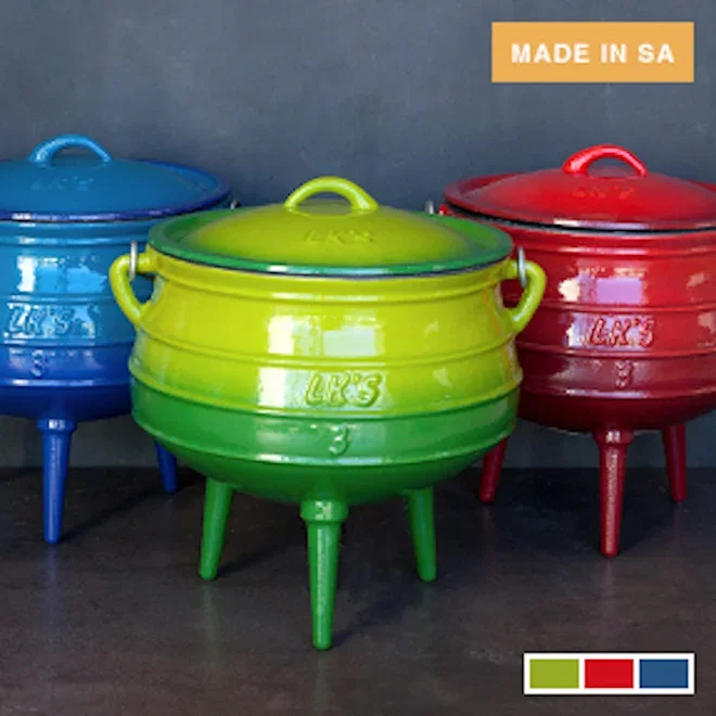 LK's Enamel Size 3 Potjie Pot