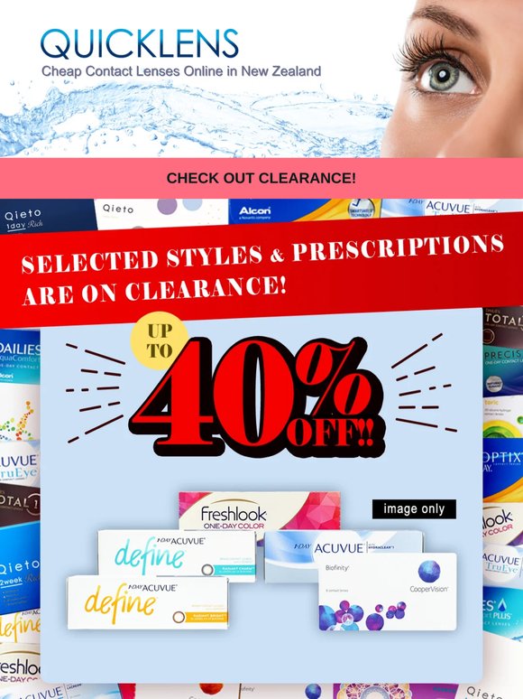 Selected Lenses up to 40% OFF! Plus New Arrivals! 🎊