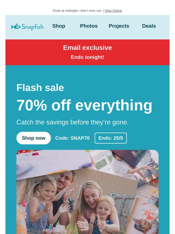 🔥Flash Sale - 70% off everything