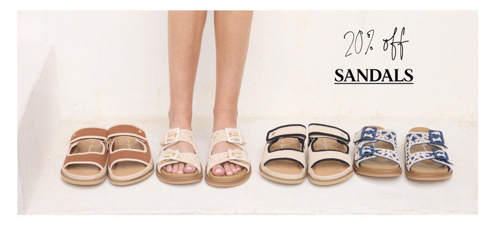 20% off SANDALS