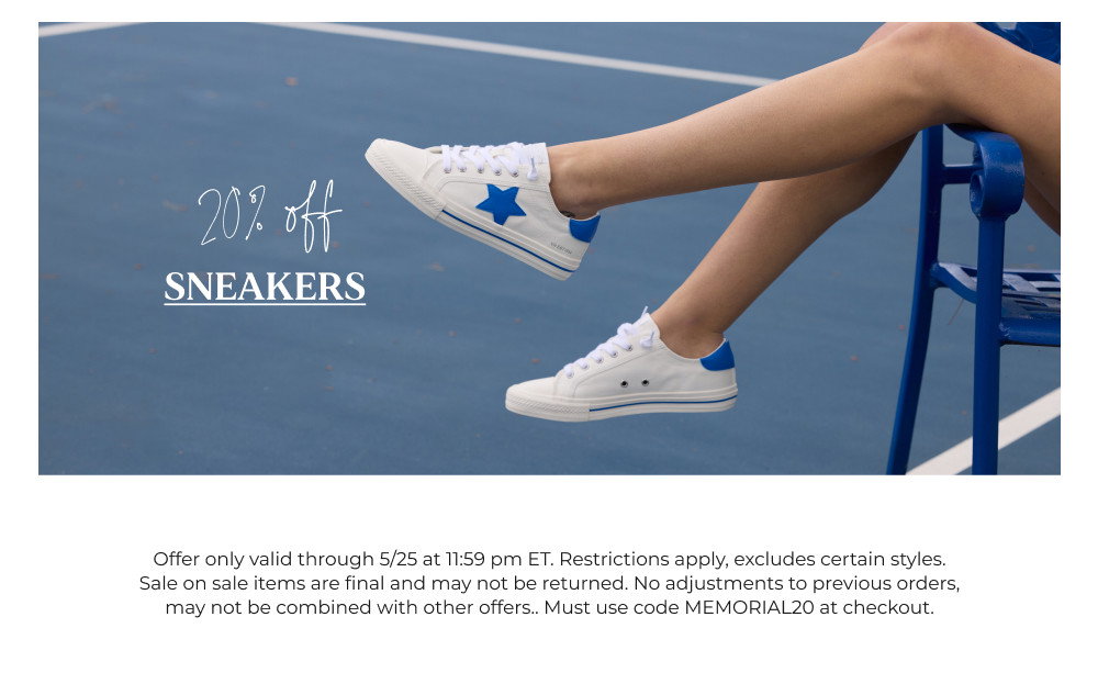 20% off SNEAKERS