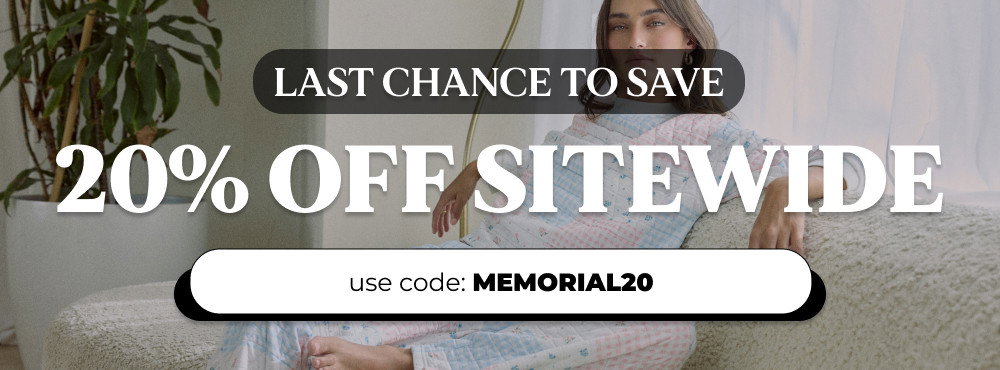 LAST CHANCE TO SAVE - 20% OFF SITEWIDE