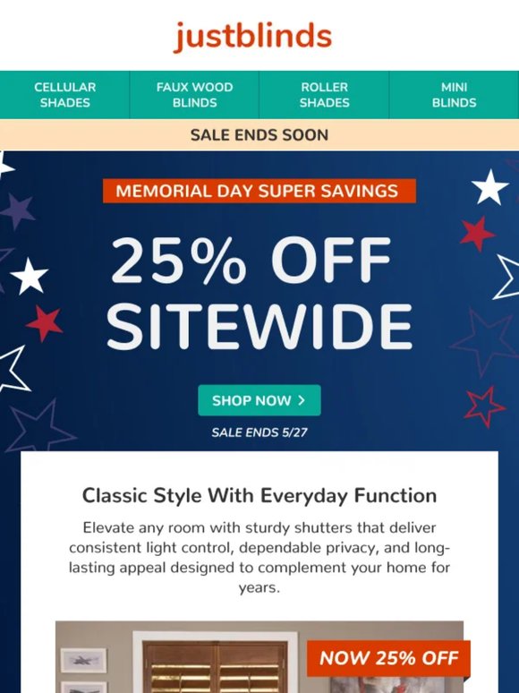 Add. To. Cart. 25% Off.