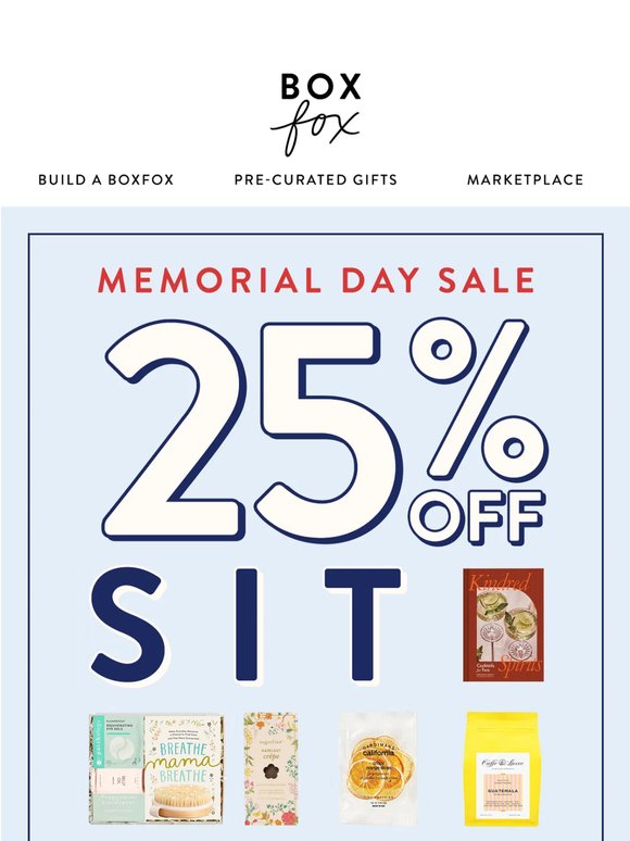 EXTENDED! 25% OFF Sitewide