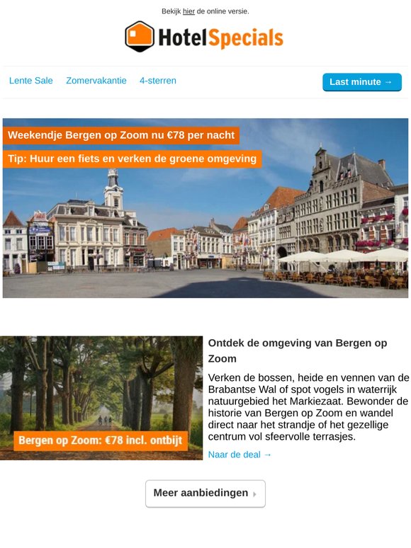 Jouw weekendje weg staat klaar