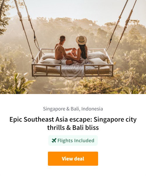 Epic Southeast Asia escape: Singapore city thrills &amp; Bali bliss