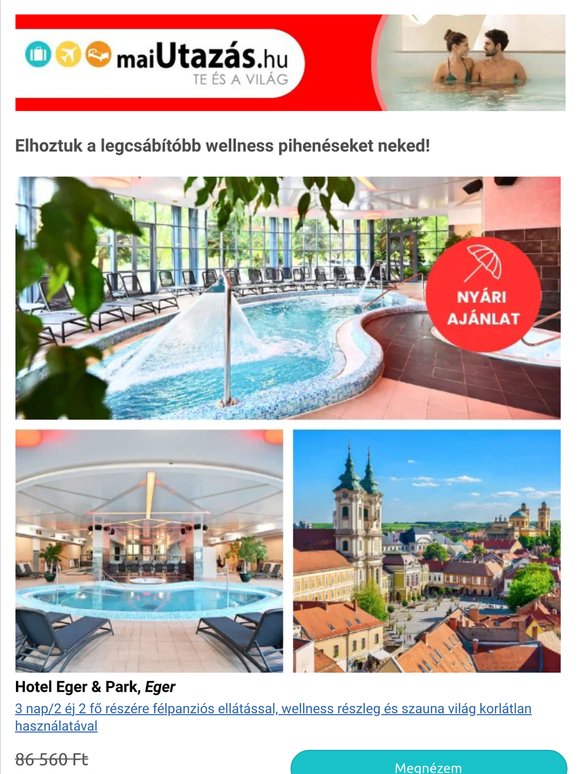 💆‍♀️ Végre egy kis énidő – válogass a legjobb wellness ajánlatok közül! 💦💙