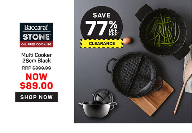 Baccarat STONE Multi Cooker 28cm Black