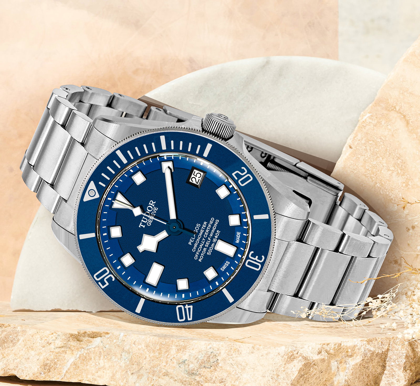 Pelagos Blue Dial 42mm Men's Watch M25600TB-0001