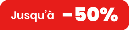 jusqu'à -50%