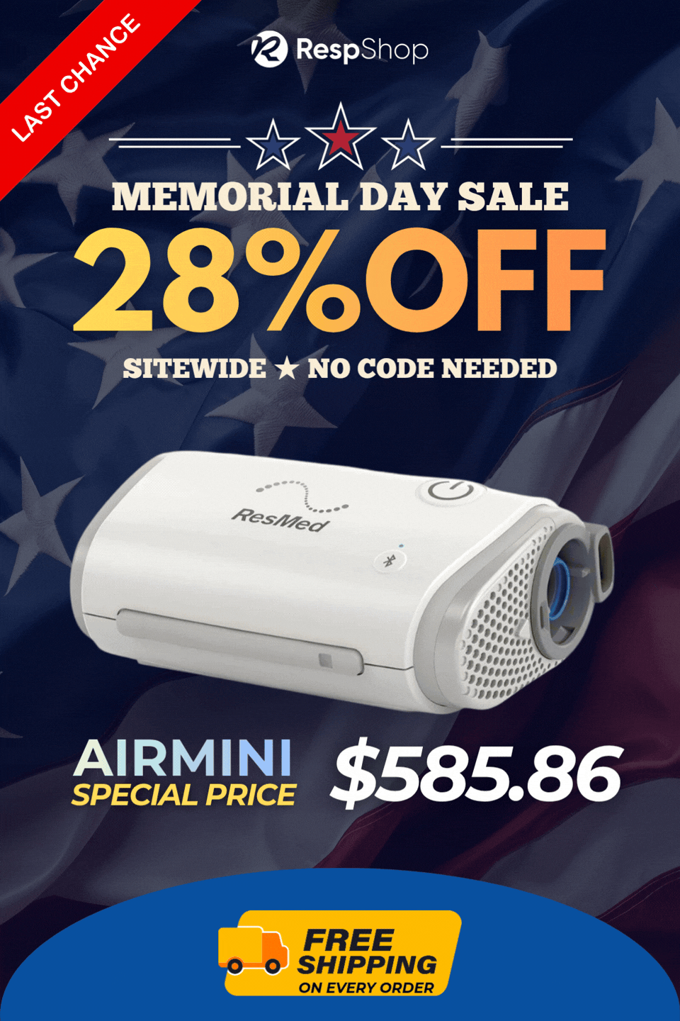 Memorial Day Promo! 28% OFF Sitewide