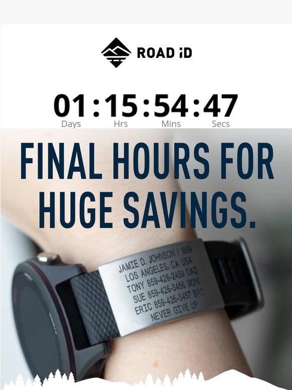 FINAL HOURS to Save Up to 40%!