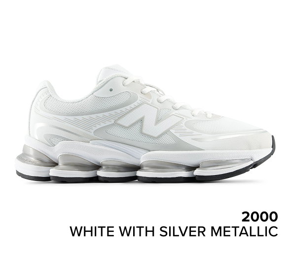 2000 WHITE with SILVER METALLIC