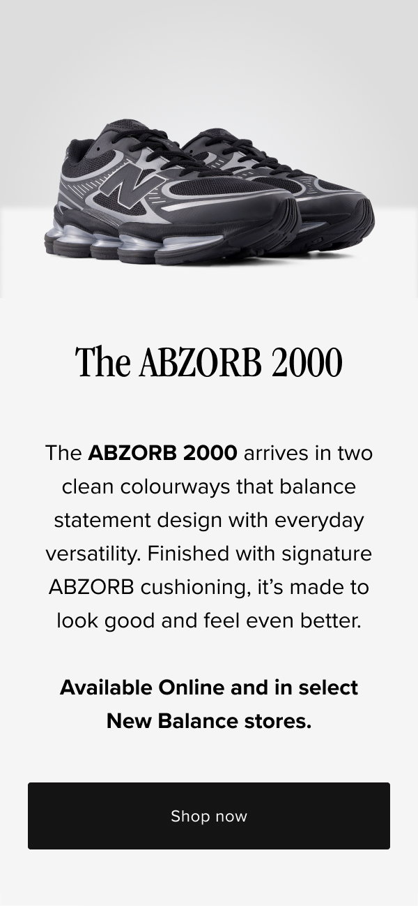 Hero GIF of new ABZORB 2000s