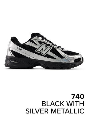 740 BLACK with SILVER METALLIC