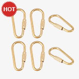Brass Screw Clasps / Carabiners