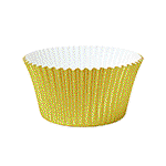 Image of O'Creme Gold Foil Cupcake Liner