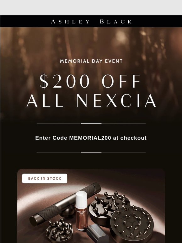 🌙 Final Hours: $200 Off Every NeXcia Ends Tonight!