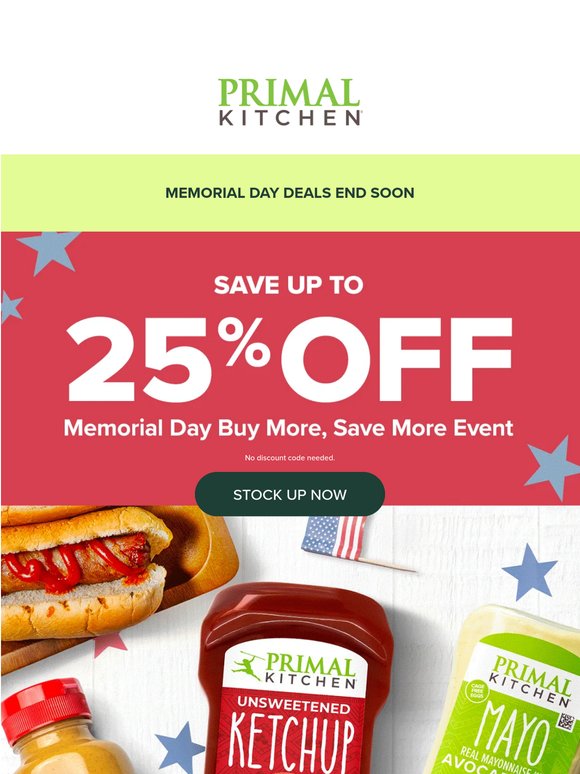 LAST CALL for Memorial Day Savings 🇺🇸