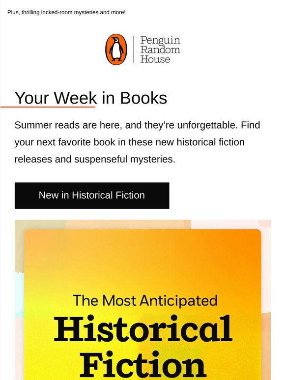 Your Week in Books: The Most Anticipated Historical Fiction of Summer