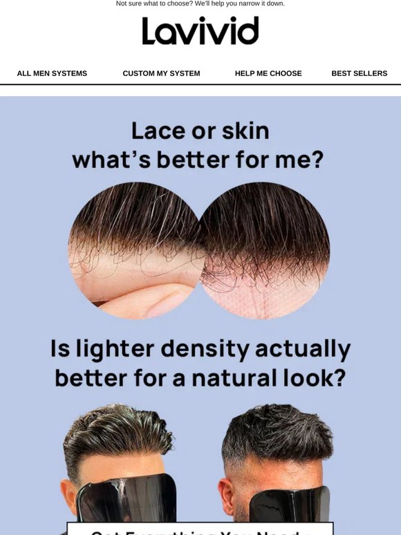 Find the right hair system step by step