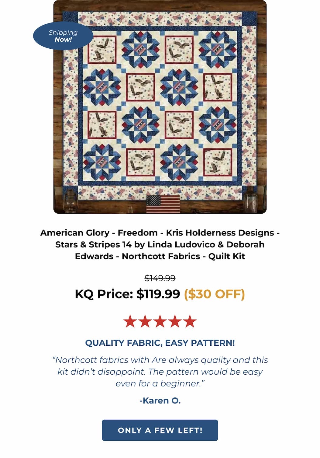 American Glory Quilt Kit