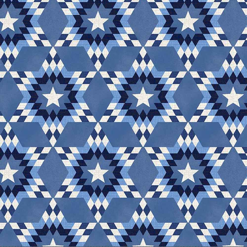 Image of Windham Fabrics - American Tribute by Whistler Studio - Lone Star - Blue - 108
