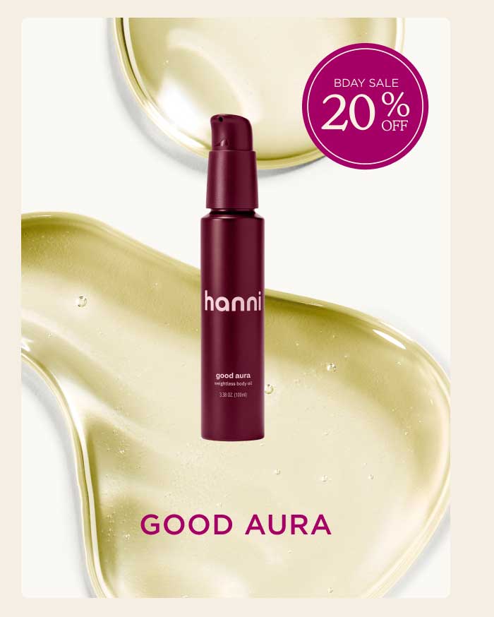 BDAY SALE 20% OFF GOOD AURA