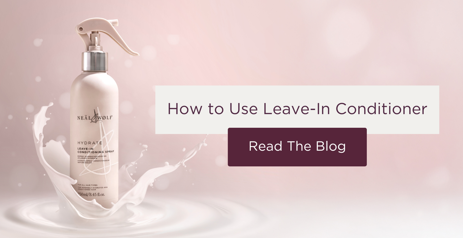 How To Use Leave-In Conditioner
