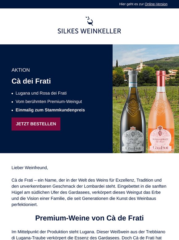 Cà dei Frati in der Stammkundenaktion