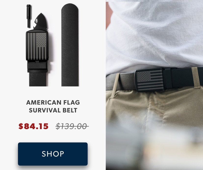 Grill it up with a survival belt!