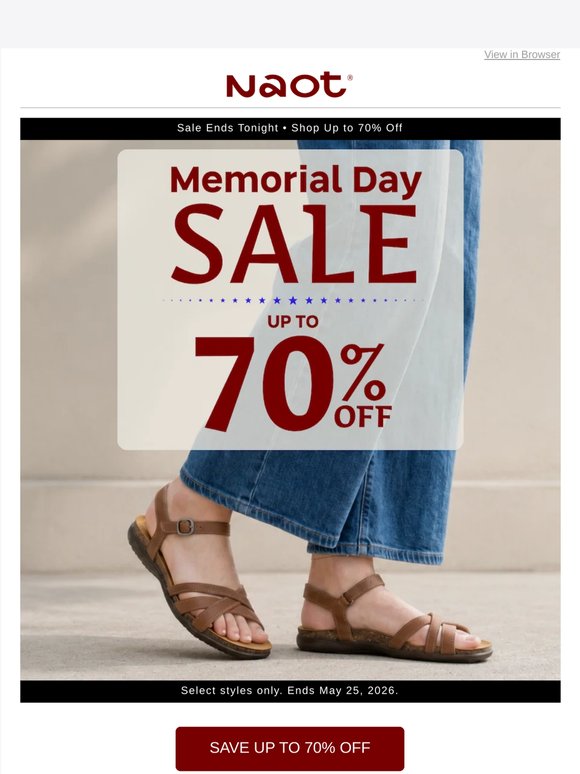 Your Last Chance to Save Up to 70% Off